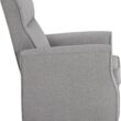 Delta Children Blair Slim Nursery Glider Swivel Rocker Chair, French Gray Delta Children Blair Slim Nursery Glider Swivel Rocker Chair, French Gray
