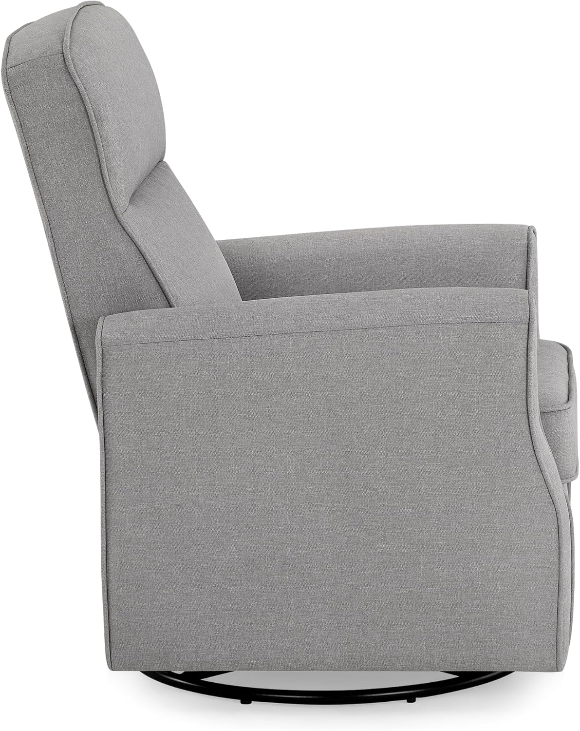 Delta Children Blair Slim Nursery Glider Swivel Rocker Chair, French Gray Delta Children Blair Slim Nursery Glider Swivel Rocker Chair, French Gray
