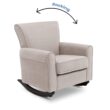 Delta Children Lancaster Rocking Chair Featuring Live Smart Fabric, Linen Delta Children Lancaster Rocking Chair Featuring Live Smart Fabric, Linen