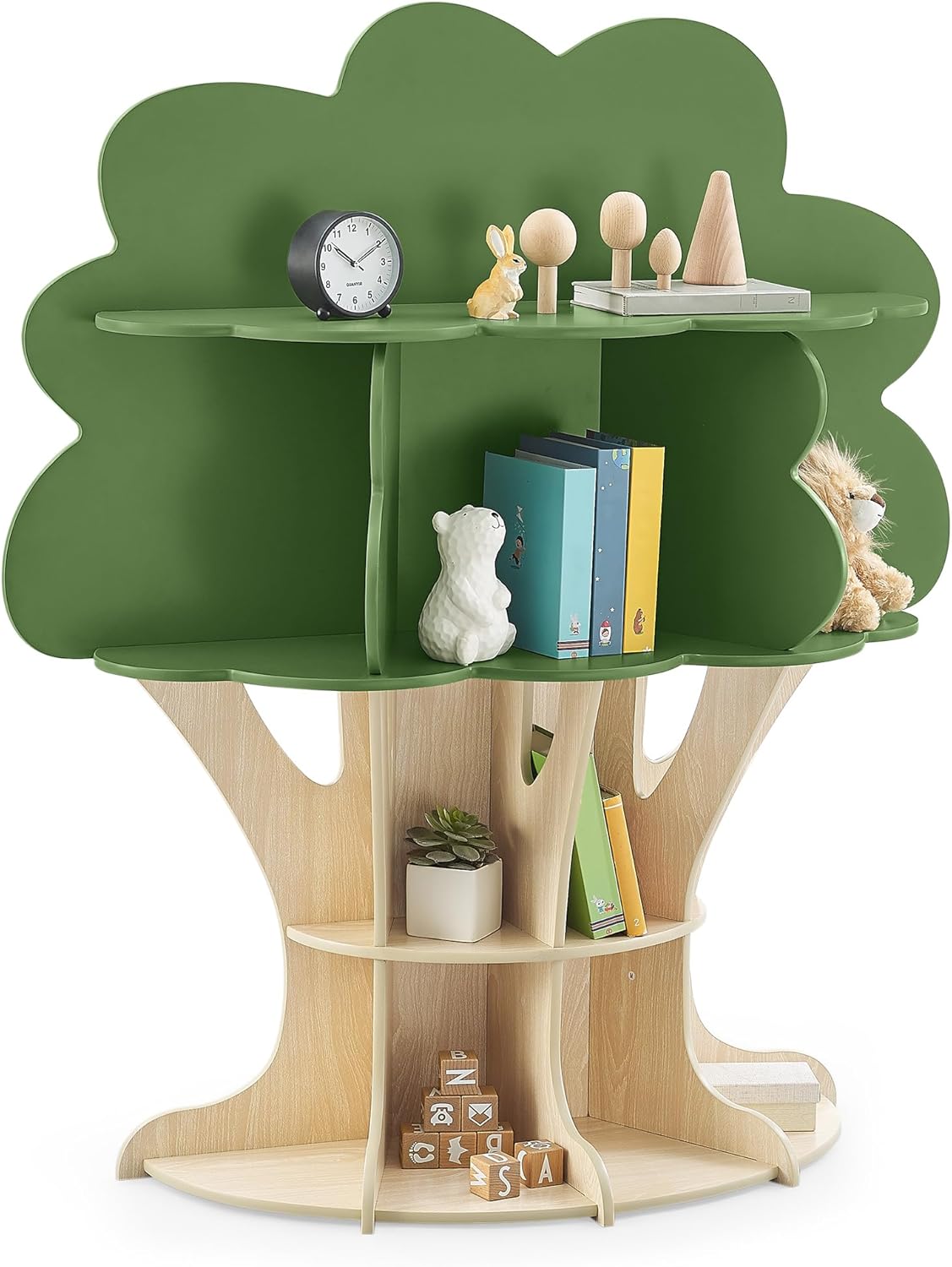 Delta Children Tree Bookcase - Greenguard Gold Certified, Fern Green/Crafted Natural Delta Children Tree Bookcase - Greenguard Gold Certified, Fern Green/Crafted Natural