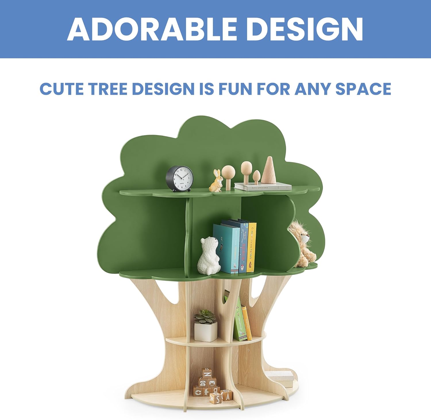 Delta Children Tree Bookcase - Greenguard Gold Certified, Fern Green/Crafted Natural Delta Children Tree Bookcase - Greenguard Gold Certified, Fern Green/Crafted Natural