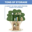 Delta Children Tree Bookcase - Greenguard Gold Certified, Fern Green/Crafted Natural Delta Children Tree Bookcase - Greenguard Gold Certified, Fern Green/Crafted Natural
