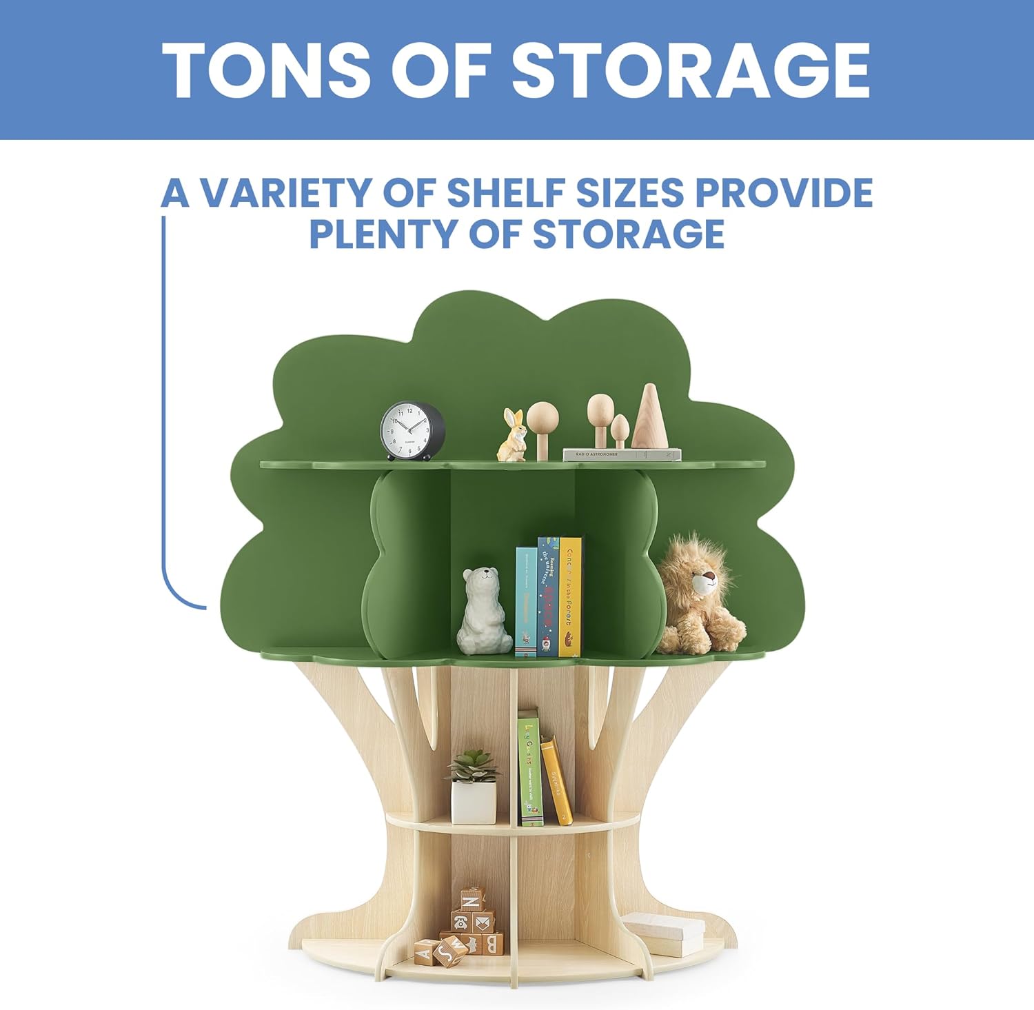 Delta Children Tree Bookcase - Greenguard Gold Certified, Fern Green/Crafted Natural Delta Children Tree Bookcase - Greenguard Gold Certified, Fern Green/Crafted Natural
