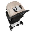 Jeep Altitude Compact Travel Stroller by Delta Children Greenguard Gold, Easy One Hand Fold, Lightweight, Extendable Canopy with Peek-a-Boo Window, Reclining Seat, 4 Wheel Suspension, Tan