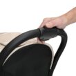 Jeep Altitude Compact Travel Stroller by Delta Children Greenguard Gold, Easy One Hand Fold, Lightweight, Extendable Canopy with Peek-a-Boo Window, Reclining Seat, 4 Wheel Suspension, Tan