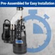 Basement Watchdog 1/2-HP 115 -Volt 31 Cast iron Submersible sump pump