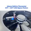iLIVING 1150 -CFM Black Aluminum Solar Power Roof Vent