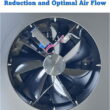 iLIVING 1150 -CFM Black Aluminum Solar Power Roof Vent