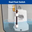 Basement Watchdog 1/3-HP 115 -Volt 58-Gallon Plastic Battery-powered sump pump