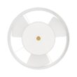 Hunter Jasmine Roth Brookside 30-in Luxe Gold with Matte White Blades Fandelier Ceiling Fan With Light 3 -Blade Hunter Jasmine Roth Brookside 30-in Luxe Gold with Matte White Blades Fandelier Ceiling Fan With Light 3 -Blade