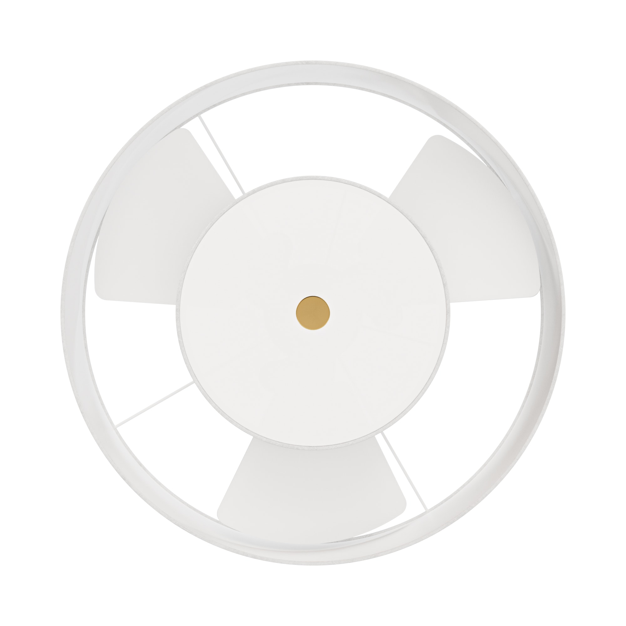 Hunter Jasmine Roth Brookside 30-in Luxe Gold with Matte White Blades Fandelier Ceiling Fan With Light 3 -Blade Hunter Jasmine Roth Brookside 30-in Luxe Gold with Matte White Blades Fandelier Ceiling Fan With Light 3 -Blade