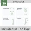 Hunter Jasmine Roth Brookside 30-in Luxe Gold with Matte White Blades Fandelier Ceiling Fan With Light 3 -Blade Hunter Jasmine Roth Brookside 30-in Luxe Gold with Matte White Blades Fandelier Ceiling Fan With Light 3 -Blade