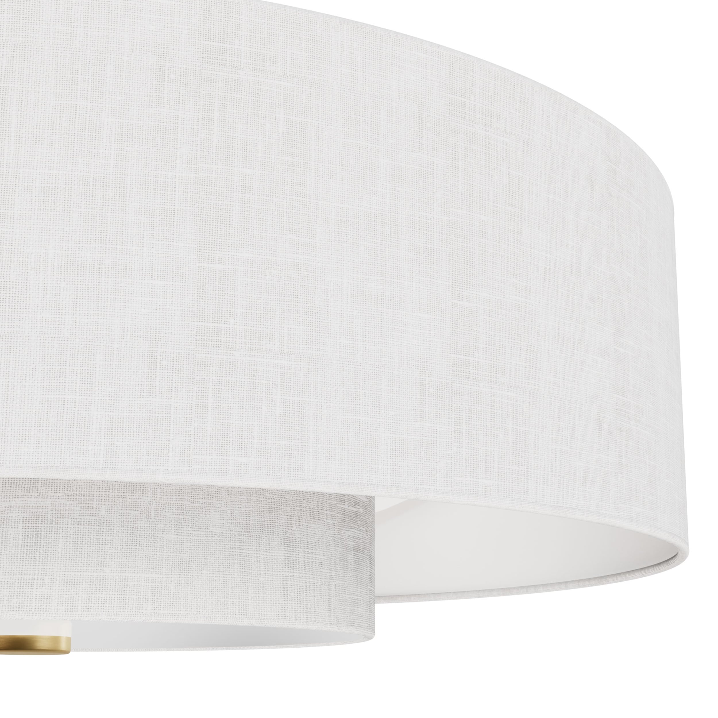 Hunter Jasmine Roth Brookside 30-in Luxe Gold with Matte White Blades Fandelier Ceiling Fan With Light 3 -Blade Hunter Jasmine Roth Brookside 30-in Luxe Gold with Matte White Blades Fandelier Ceiling Fan With Light 3 -Blade