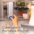 AquaTru Countertop 18-Cup Gray Plastic Water filter pitcher