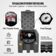 VEVOR 58-Gallon Plastic Diesel Fuel Can 4-gpm Manual Fuel Pump VEVOR 58-Gallon Plastic Diesel Fuel Can 4-gpm Manual Fuel Pump