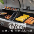 Royal Gourmet Cabinet Style Dual Fuel Series Silver Black Liquid propane and charcoal Combo Grill Royal Gourmet Cabinet Style Dual Fuel Series Silver Black Liquid propane and charcoal Combo Grill