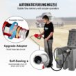 VEVOR Portable Diesel Tank 116 Gallon Capacity and 10 GPM Flow Rate Diesel Fuel Tank with 12V Electric Transfer Pump and 13.1ft Rubber Hose PE Diesel Transfer Tank for Easy Fuel Transportation Gray