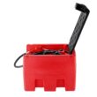 VEVOR Portable Diesel and Gasoline Tank 48 Gallon 10.6GPM Flow Rate Diesel Fuel Tank with 12V Electric Transfer Pump 13.1ft Hose Auto Fueling Nozzle Transfer Tank for Easy Fuel Transportation Red