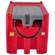 VEVOR Portable Diesel Tank 116 Gallon Capacity and 10 GPM Flow Rate Diesel Fuel Tank with 12V Electric Transfer Pump and 13.1ft Rubber Hose PE Diesel Transfer Tank for Easy Fuel Transportation Red