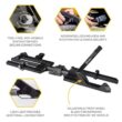 Saris SuperClamp 2 Bike Hitch Rack Lightweight Platform Bike Carrier Zero Frame Contact Tool-Free Tilt and Fold Supports eBikes