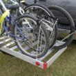Tow Tuff TTF 2762ACBR Heavy Duty 2 in 1 Aluminum Cargo Carrier with Bike Rack