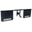 Tow Tuff 2418AMF 18Inches x 24Inches Universal Hitch Mount Rubber Rear Towing Mud Flaps