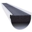 GutterFoam GutterFoam FR Black Foam Half round ( 4-in x 4-ft ) Gutter guard 30 -Pack