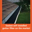 GutterFoam GutterFoam Pro FR Black Foam Half round ( 4-in x 4-ft ) Gutter guard 30 -Pack