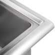 TRINITY 24-in x 21.5-in 1 -Basin 304 Grade Stainless Steel Freestanding Utility tub with Drain with Faucet TRINITY 24-in x 21.5-in 1 -Basin 304 Grade Stainless Steel Freestanding Utility tub with Drain with Faucet
