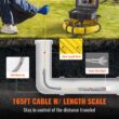 VEVOR Sewer Camera with 512-Hz Locator VEVOR Sewer Camera with 512-Hz Locator, 165 ft/50 m, 9-in Pipeline Inspection Camera w/DVR Function, IP68 Camera w/12 Adjustable LEDs, A 16 GB SD Card for Sewer Line, Home, Duct Drain Pipe Plumbing