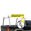 Erickson Truck Rack 67-in L x 16-in W x 7-in H Aluminum Hitch Cargo tray