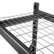 WEN Industrial 4 -Tier Heavy Duty Black Metal Utility shelving unit with Wire Shelves ( 77-in W x 24-in D x 72-in H )