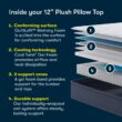 Serta 12-in Plush Queen Cooling Hybrid Memory Foam/Coil Blend Mattress in a Box Serta 12-in Plush Queen Cooling Hybrid Memory Foam/Coil Blend Mattress in a Box