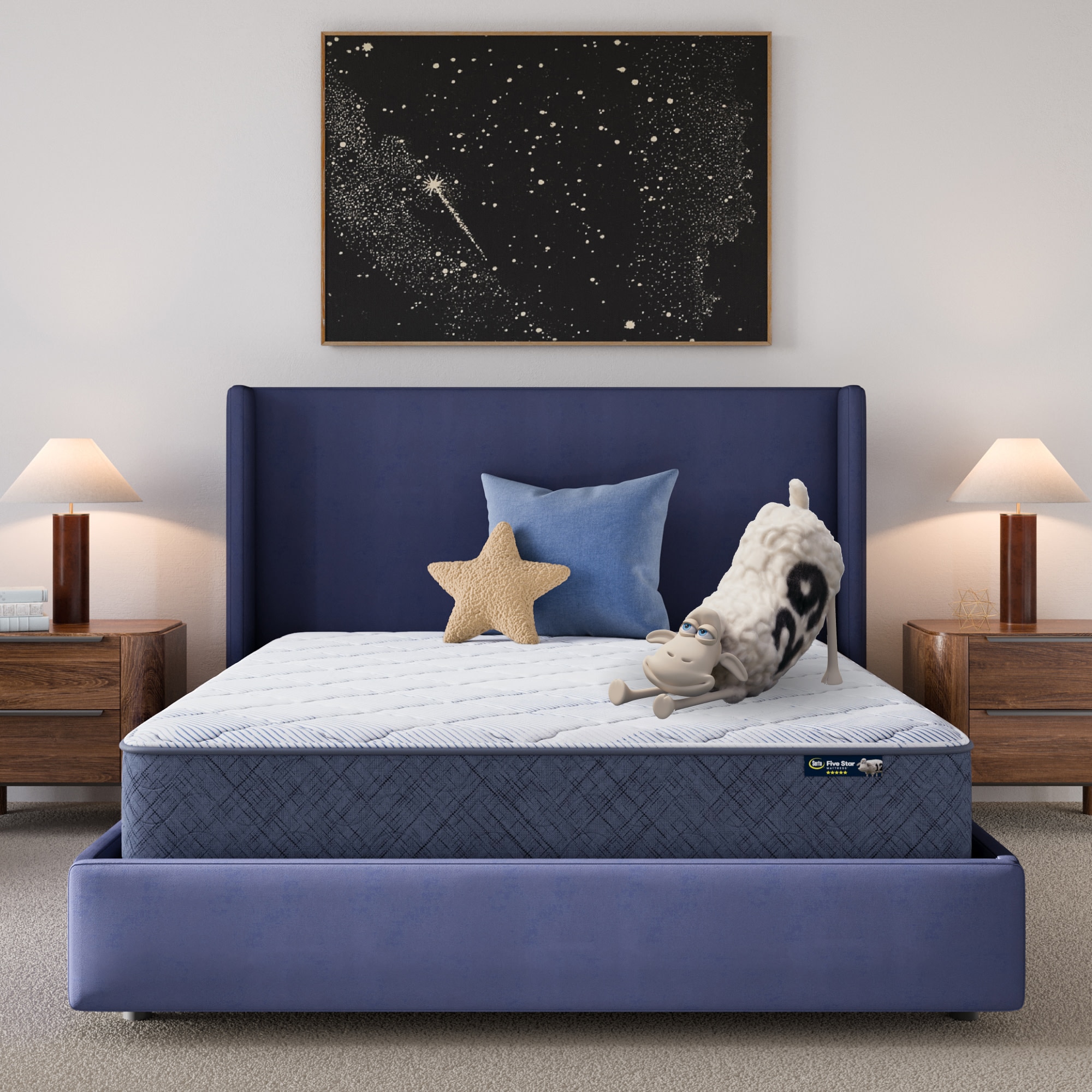 Serta 10-in Medium Full Cooling Hybrid Memory Foam/Coil Blend Mattress in a Box Serta 10-in Medium Full Cooling Hybrid Memory Foam/Coil Blend Mattress in a Box
