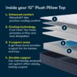 Serta 10-in Plush Full Cooling Hybrid Memory Foam/Coil Blend Mattress in a Box