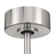 Craftmade Tate 65-in Brushed Polished Nickel with Brushed Nickel Blades Integrated LED Ceiling Fan With Light 6 -Blade