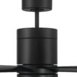 Craftmade Tate 65-in Flat Black with Flat Black Blades Integrated LED Uncovered Outdoor Ceiling Fan With Light 6 -Blade
