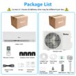 Winado Air Conditioners 1 zone 11000-BTU Ductless Mini Split Air Conditioner Heat Pump Included with 115-Volt