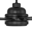 Craftmade Rush 84-in Flat Black with Flat Black Blades Integrated LED Uncovered Outdoor Ceiling Fan With Light 8 -Blade