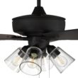 Craftmade Super Pro 104 60-in Espresso with Espresso/Walnut Blades Integrated LED Ceiling Fan With Light 5 -Blade