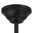 Craftmade Bellows III 21-in Flat Black with Flat Black Blades Covered Outdoor Cage Ceiling Fan Without Light 3 -Blade