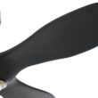Craftmade Envy 60-in Flat Black/Satin Brass with Flat Black Blades Integrated LED Propeller Ceiling Fan With Light 3 -Blade