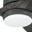 Craftmade Mobi 60-in Aged Galvanized with Greywood Blades Integrated LED Uncovered Outdoor Ceiling Fan With Light 3 -Blade