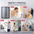 Mizudo 18-Gallon Electric Short Tank Water Heater with T and P Valve, 1500W 120V, Water Connection 3/4 In Npt Mizudo 18-Gallon Electric Short Tank Water Heater with T and P Valve, 1500W 120V, Water Connection 3/4 In Npt