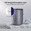 Mizudo 18-Gallon Electric Short Tank Water Heater with T and P Valve, 1500W 120V, Water Connection 3/4 In Npt Mizudo 18-Gallon Electric Short Tank Water Heater with T and P Valve, 1500W 120V, Water Connection 3/4 In Npt