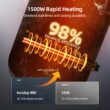 Mizudo 10-Gallon Electric Short Tank Water Heater with T and P Valve, 1500W 120V, Water Connection 3/4 In Npt