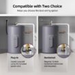 Mizudo 10-Gallon Electric Short Tank Water Heater with T and P Valve, 1500W 120V, Water Connection 3/4 In Npt