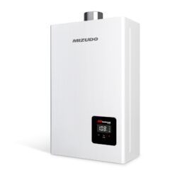 Mizudo Comfortech Classic Natural Gas Tankless Water Heater 100,000 BTU, Up to 4.3 GPM Instant Hot Water Heater NG, Indoor Installation, CSA Certified, White