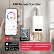 Mizudo Comfortech Classic Natural Gas Tankless Water Heater 180,000 BTU, Up to 7.9 GPM Instant Hot Heater Water NG, Smart WIFI Enabled, Indoor, 120V, CSA Certified, White