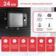 Atmor PRO XTP Series 24kW 4.7 GPM Self-Modulating Electric Tankless Water Heater